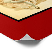 ポスターヴィンテージ劇場女性 ポスター (角)