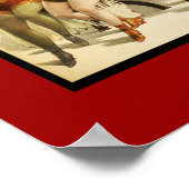 ポスターヴィンテージ劇場3人 ポスター (角)