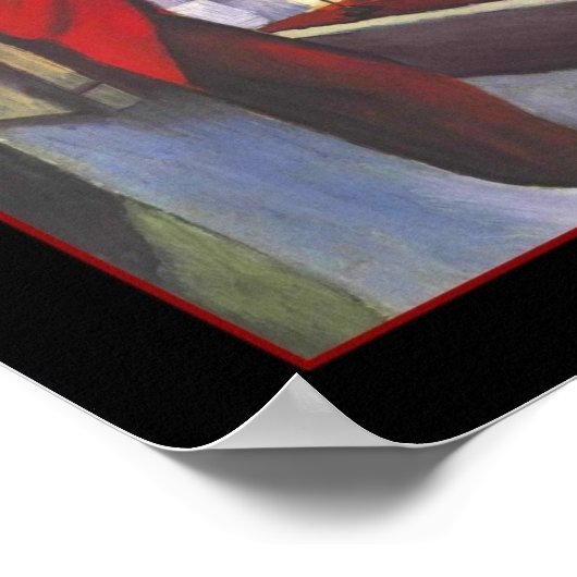 ポスターヴィンテージ威厳があるアートマッケハットストア ポスター (角)