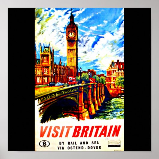 ポスターヴィンテージ旅行アート素晴らしイギリス ポスター (正面)