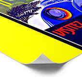 ポスターヴィンテージ旅行アート – ギリシャ ポスター (角)