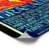 ポスターヴィンテージ旅行アート – グラナダ ポスター (角)