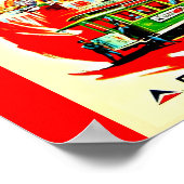 ポスターヴィンテージ旅行アート – サンフランシスコ ポスター (角)