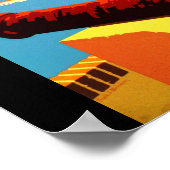 ポスターヴィンテージ旅行 – プエルトリコ ポスター (角)