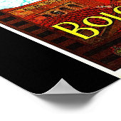 ポスターヴィンテージ旅行 – ボローニャ ポスター (角)