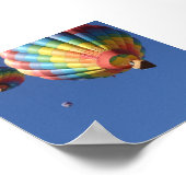 ポスター上の熱気球 ポスター (角)