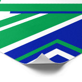 ポスター上の15個の調整可能なスウォッチの背景 ポスター (角)