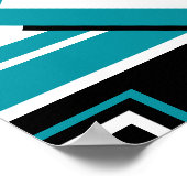 ポスター上の15個の調整可能なスウォッチの背景 ポスター (角)