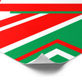 ポスター上の15個の調整可能なスウォッチの背景 ポスター (角)