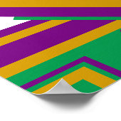 ポスター上の15個の調整可能なスウォッチの背景 ポスター (角)