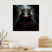 ポスター下水道ネズミ ポスター (キッチン)