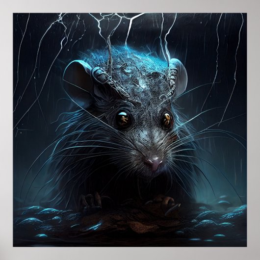 ポスター下水道ネズミ ポスター (正面)