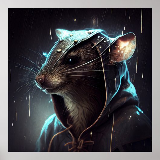 ポスター下水道ネズミ ポスター (正面)