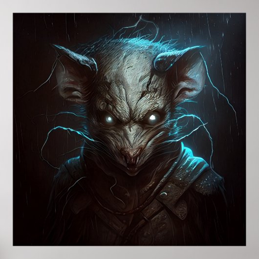 ポスター下水道ネズミ ポスター (正面)