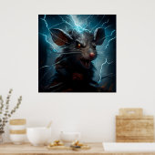 ポスター下水道ネズミ ポスター (キッチン)