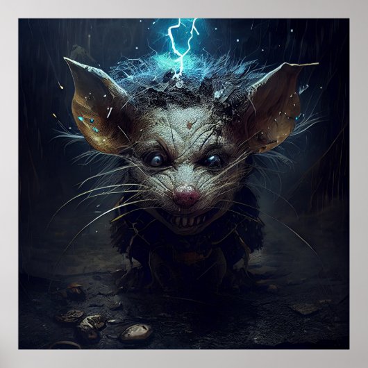 ポスター下水道ネズミ ポスター (正面)