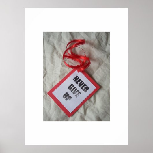 ポスター与えをアップしない ポスター (正面)