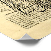 ポスター人間の頭脳蝶 ポスター (角)