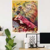 ポスター付きアメリ縁どカン博 ポスター (ホームオフィス)