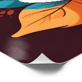 ポスター付きカラフルコー離れヒーカップ ポスター (コーナー)