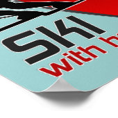 ポスター付きハート ポスター (角)