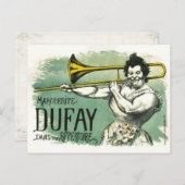 ポスター付きヴィンテージフランスのプリント ポストカード (正面/裏面)