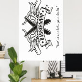 ポスター以外誰も信用しない ポスター (ホームオフィス)