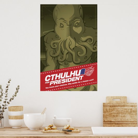 ポスター会長のCthulhu ポスター (キッチン)