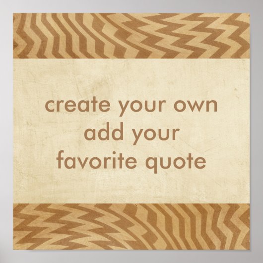 ポスター作成あなた自身の動揺してスタイルデザイン ポスター (正面)