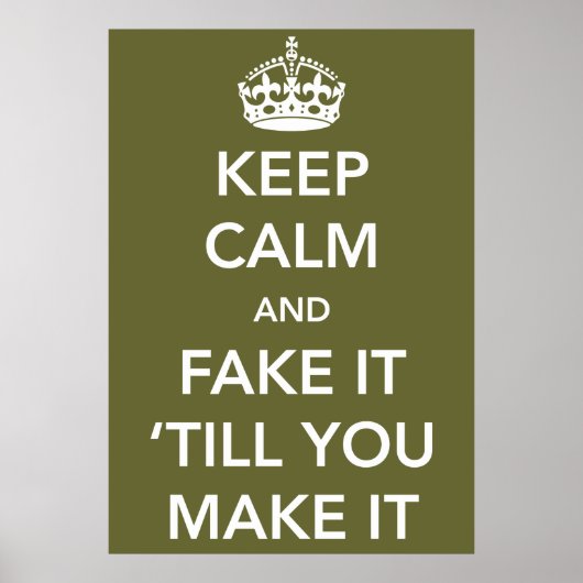 ポスター保を作るまで落ち着いて偽る ポスター (正面)