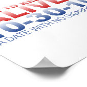 ポスター保を恐れる行進 ポスター (角)