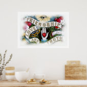 ポスター友情、愛、真実 ポスター (キッチン)