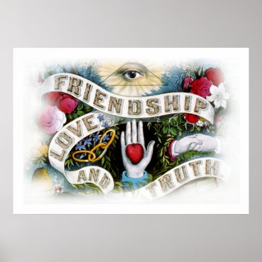 ポスター友情、愛、真実 ポスター (正面)