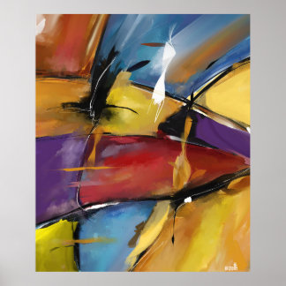 ポスター垂直エキストラグランドモデル「抽象芸術1509」 ポスター