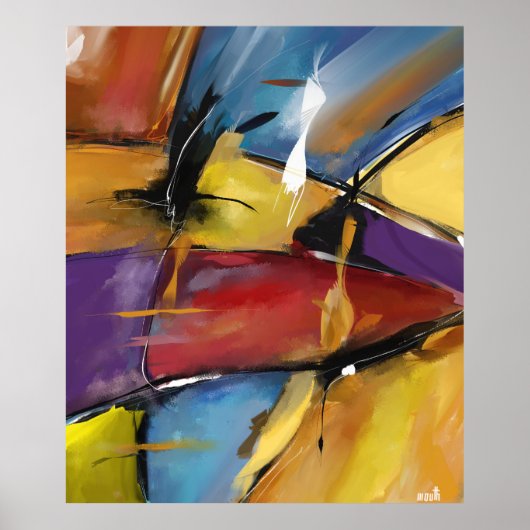 ポスター垂直エキストラグランドモデル「抽象芸術1509」 ポスター (正面)