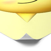 ポスター壁画happy顔サンシャイン11x11 カスタマイズ ポスター (角)