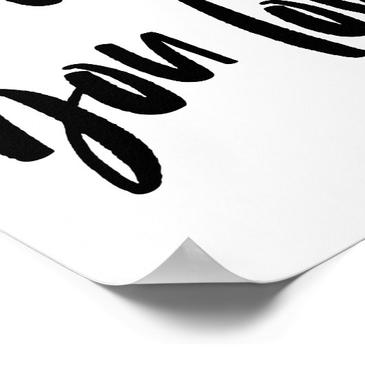 ポスター好きなことをする ポスター (角)