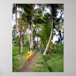 ポスター完全な(18" x 24")子供Ubudバリ島 ポスター