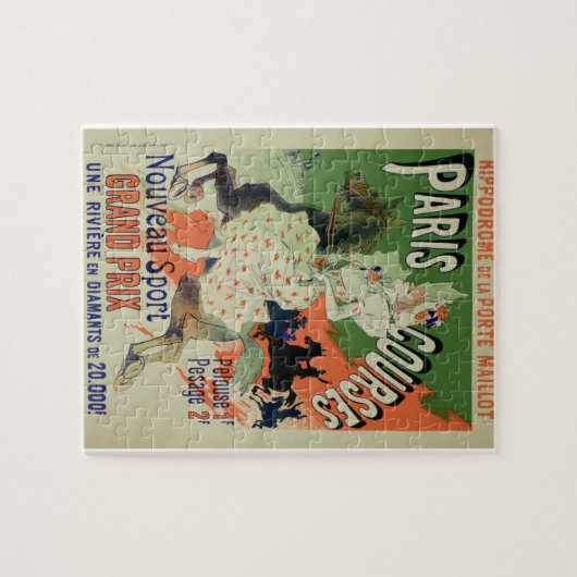 ポスター広告のの再生「パリのコース ジグソーパズル (横)