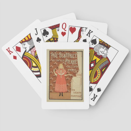 ポスター広告のの再生「ピーター博士 トランプ (裏面)