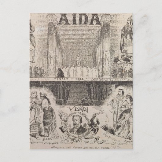 ポスター広告のパフォーマンス ポストカード (正面)