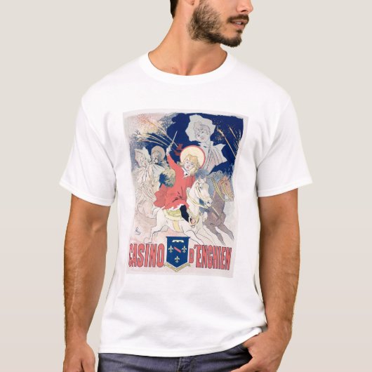 ポスター広告の再生「カジノd tシャツ (正面)