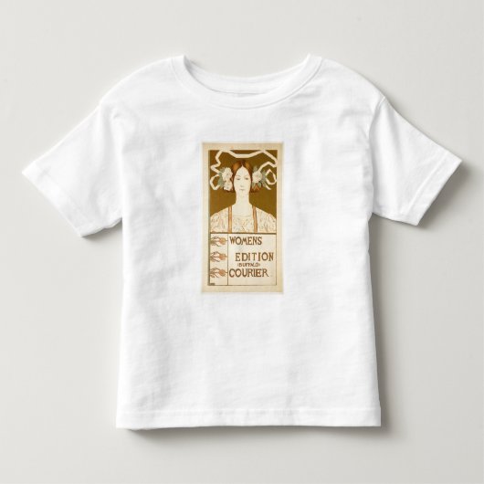 ポスター広告の再生「女性 トドラーTシャツ (正面)