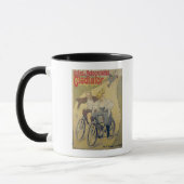 ポスター広告の剣闘士の自転車 マグカップ (左)