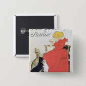 ポスター広告の純粋な殺菌したミルク 缶バッジ (正面&裏面)