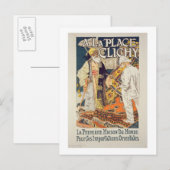 ポスター広告の「A La Place C」の複製 ポストカード (正面/裏面)