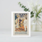 ポスター広告の「A La Place C」の複製 ポストカード (スタンド正面)