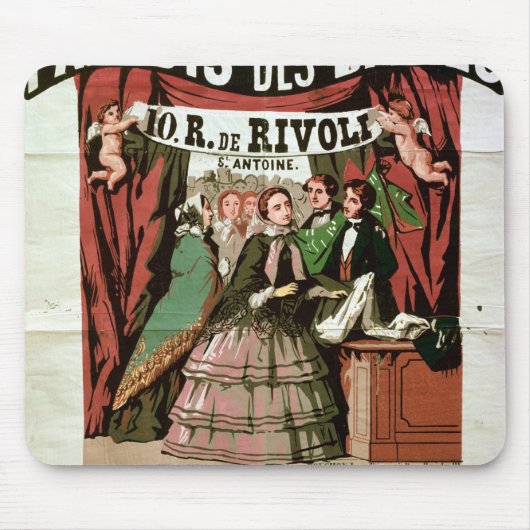 ポスター広告の「AuのParadis desの貴婦人 マウスパッド (正面)