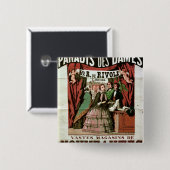 ポスター広告の「AuのParadis desの貴婦人 缶バッジ (正面&裏面)