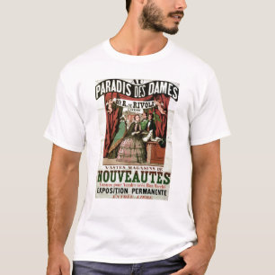 ポスター広告の「AuのParadis desの貴婦人 Tシャツ